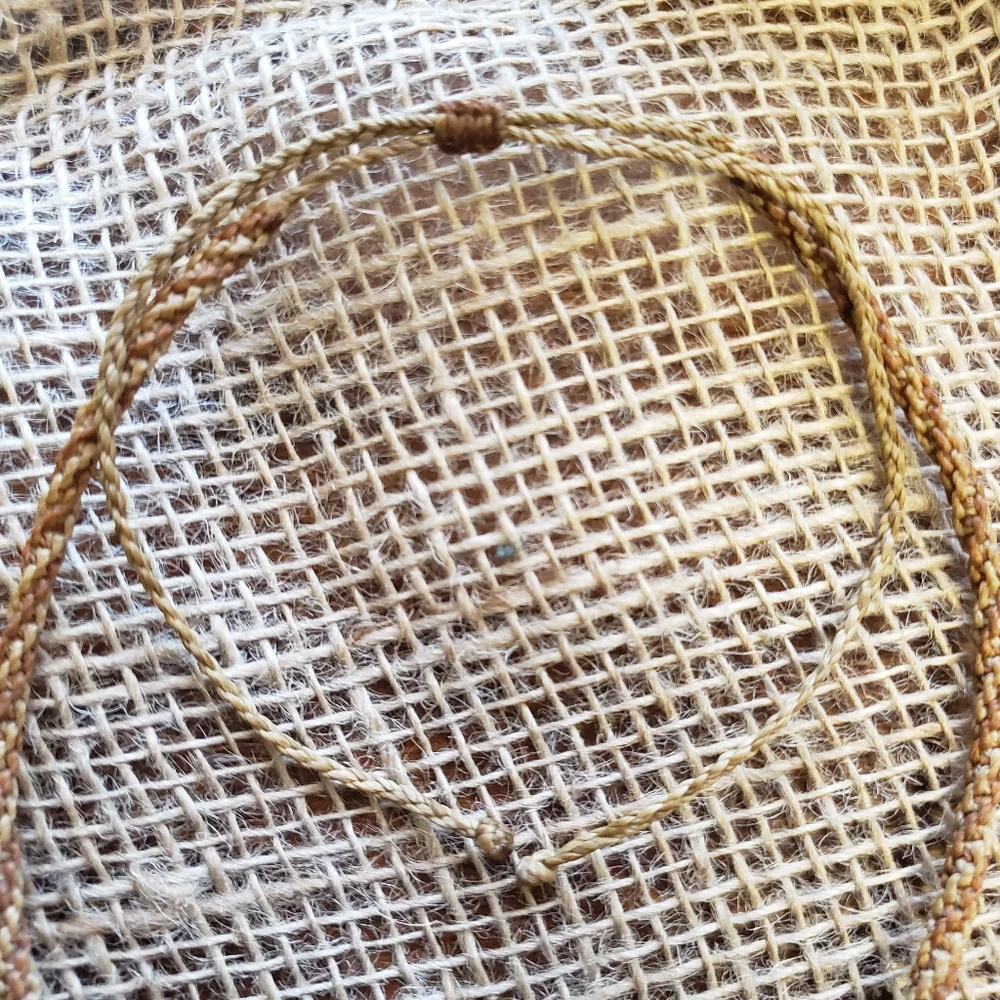 Jasper Macrame Handmade Adjustable Necklace - Picture 5 of 5